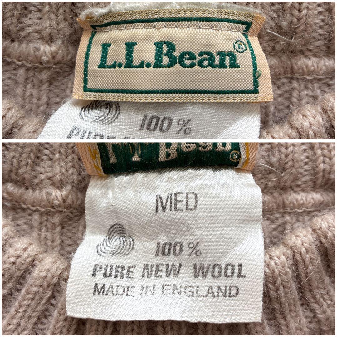 美品80sコマンドセーター L.L.Bean ニット M バーズアイ ミリタリー