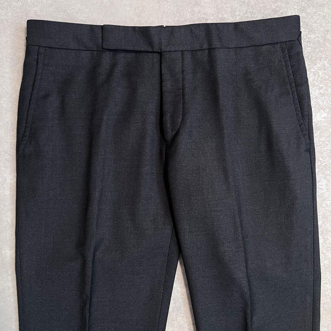 【美品】ポロラルフローレン スーツセットアップ ベルトレス グレー 40S