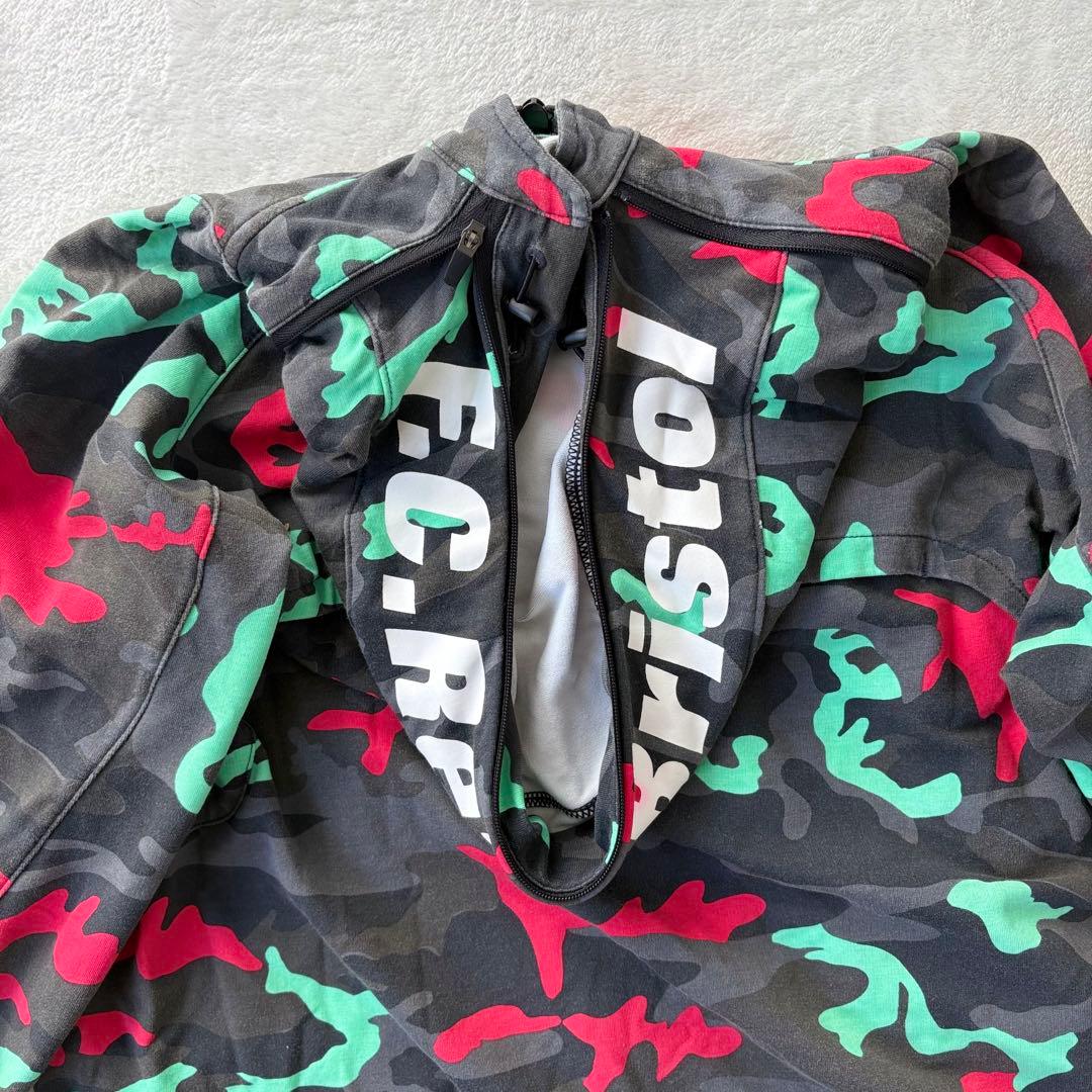 【美品✨】FCRB×NIKE カモフラ　ウォームアップセットアップ　総柄　希少‼️