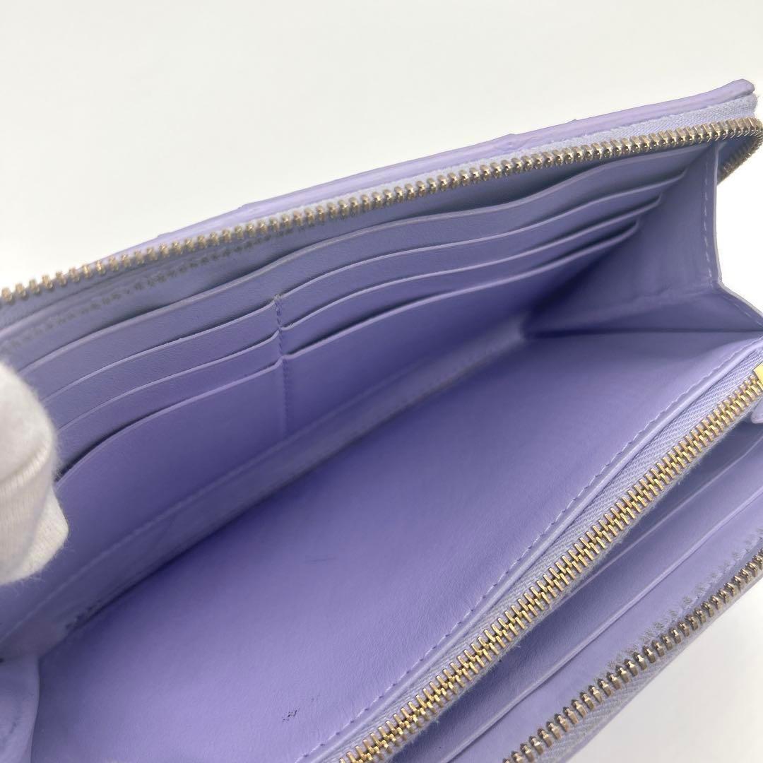 希少 現行 極美品✨ボッテガヴェネタカセットラウンドジップ長財布 マキシ