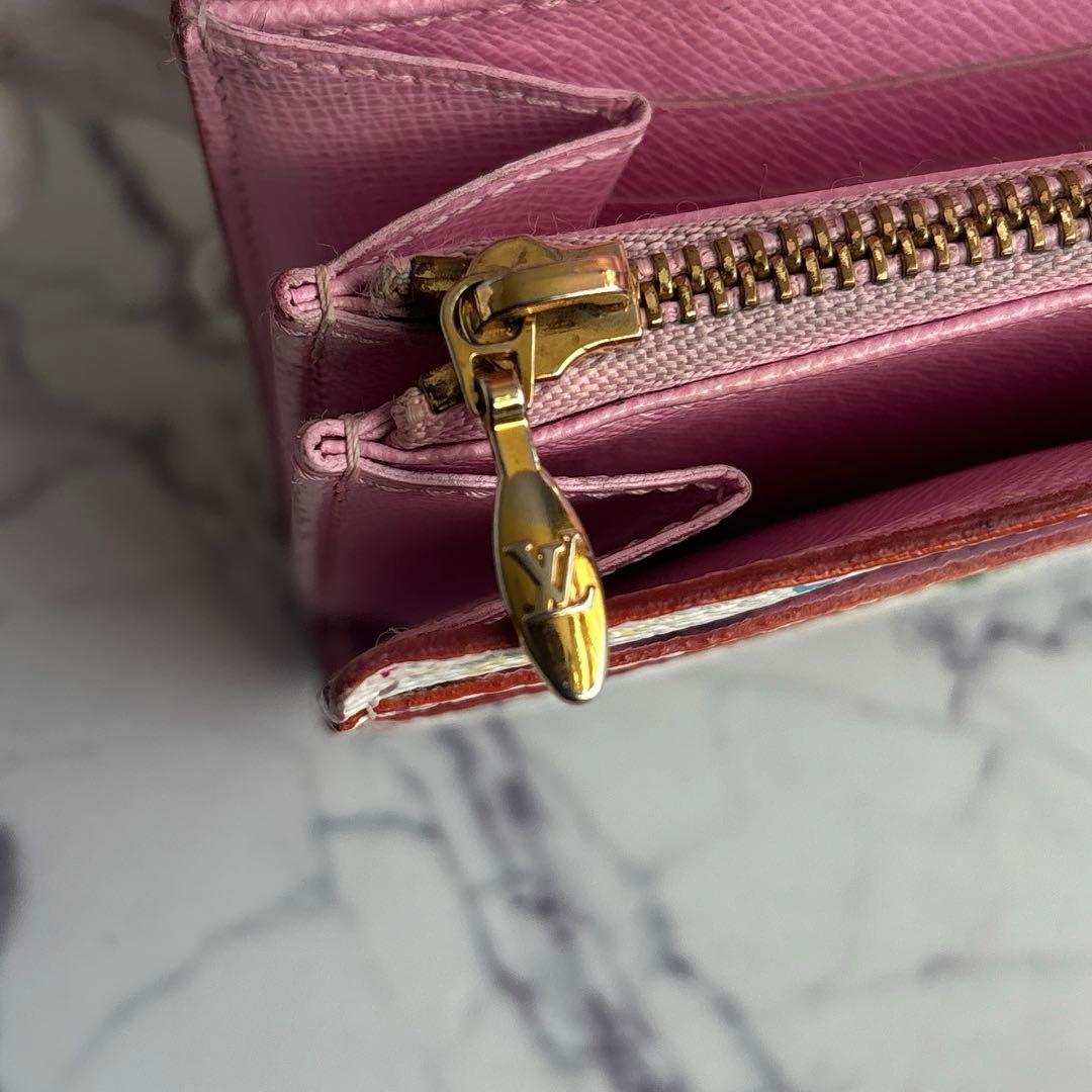 ルイヴィトン　モノグラム　マルチカラー　ポルトフォイユ サラ　財布　M93744