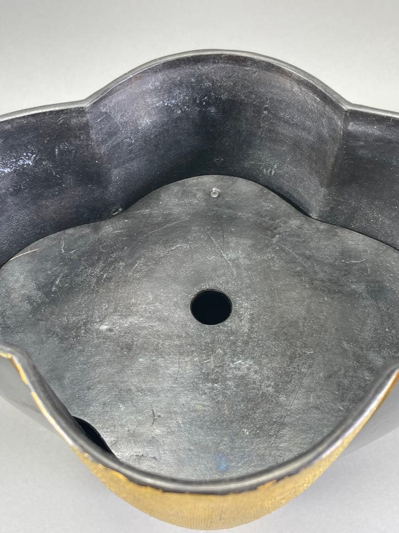 池坊　いけばな　銅鋳造　花器　銅器