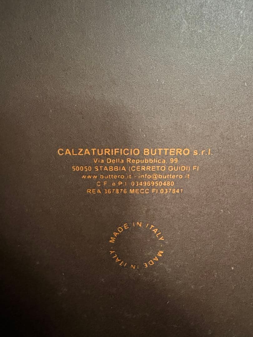 ブッテロ　BUTTERO サイドジップブーツ茶　サイズ40 B825 【箱付】