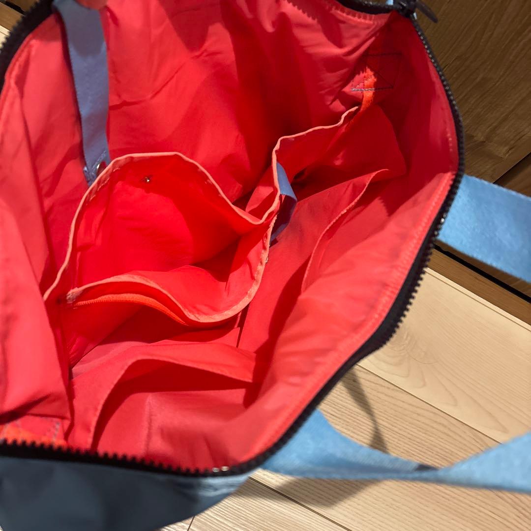 レスポートサック　ひとりっぷ　コラボ　ヒョウガ　ライトブルー ハンドバッグ