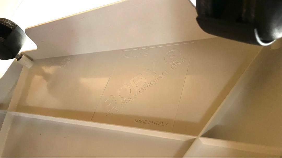 B-LINE　ボビーワゴン　3段5トレイ　白