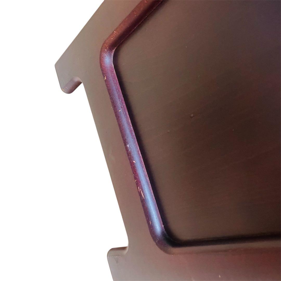 Karimoku カリモク 電話台 引き出し 4段 木製 昭和レトロ