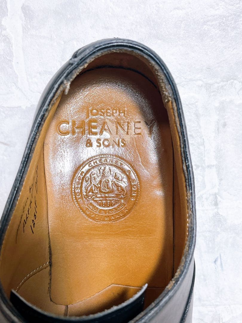 イギリス製【美品】CHEANEY ストレートチップ ビジネスシューズ UK6