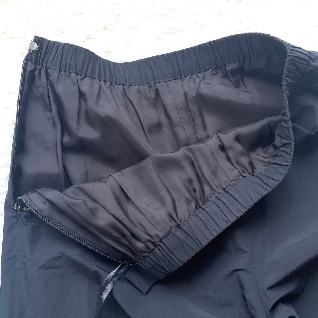 慈雨 センソユニコ 変形 バルーン ワイド パンツ 黒 40