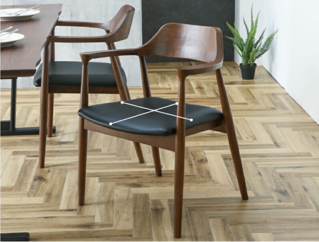 関家具 ダイニングチェア ロジャー 椅子 木製