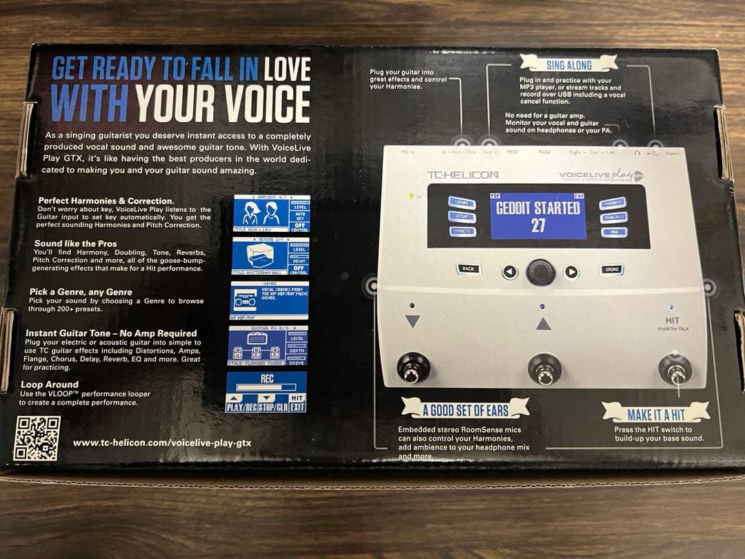 即発送 TC HELICON VOICELIVE Play GTX