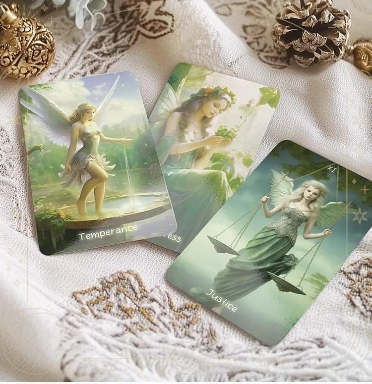 人気メーカー新作✨心が洗われるような美麗イラスト✨森の精霊たちのタロットカード