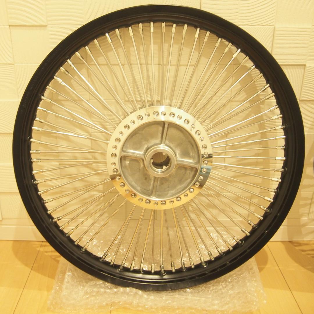 前後17インチ　スーパーカブ　WAVE110　71スポークホイール　新品　黒リム