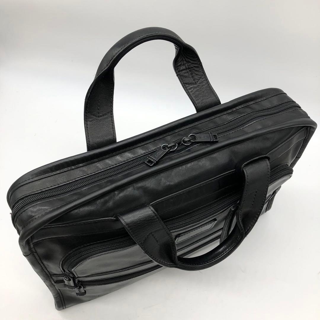 TUMI ビジネスバッグ 2way アルファ 96101 オールレザー ブラック