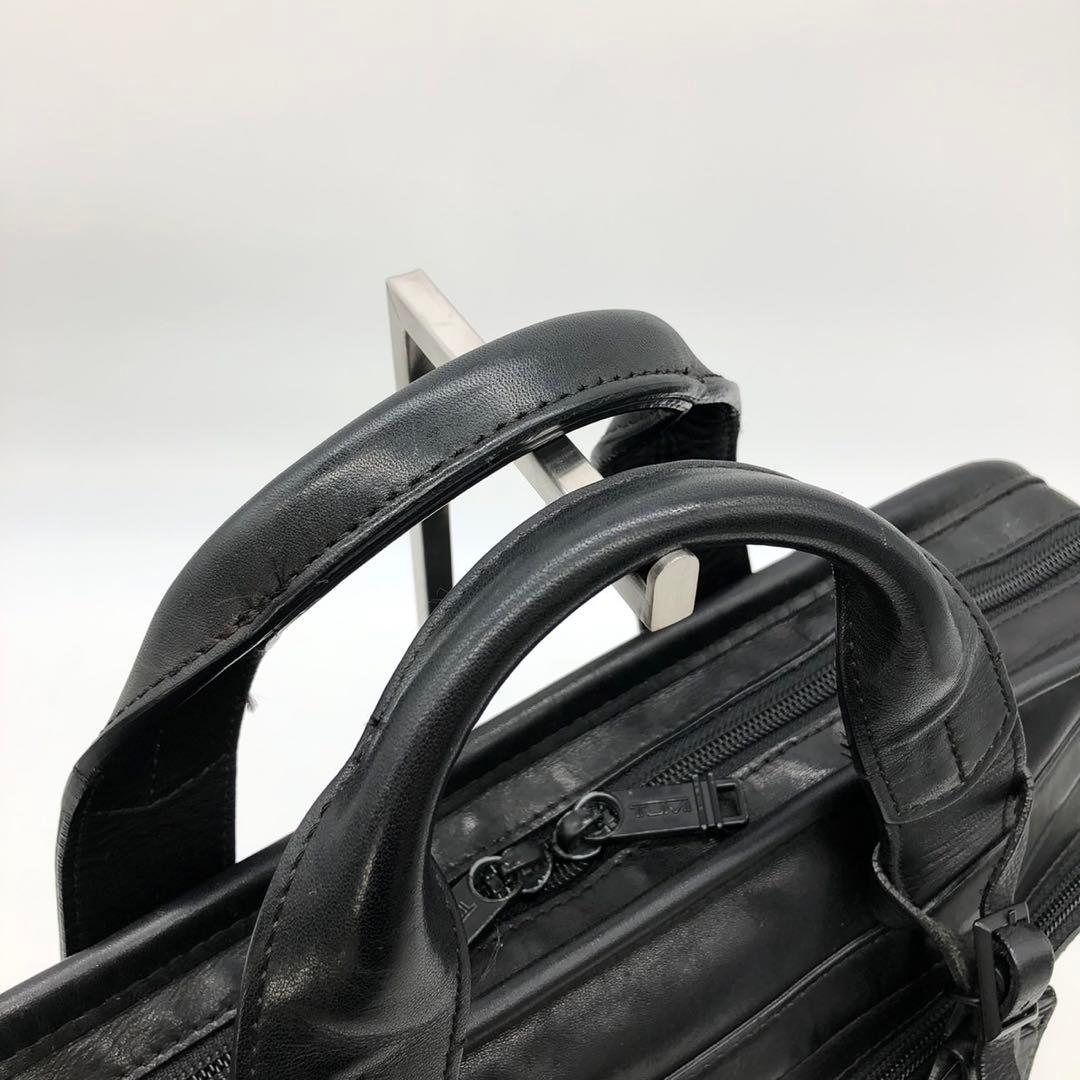 TUMI ビジネスバッグ 2way アルファ 96101 オールレザー ブラック