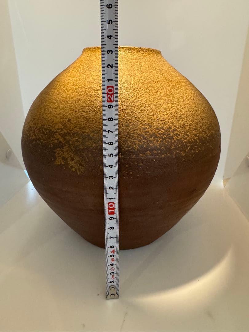 備前焼壺　高原邦彦作