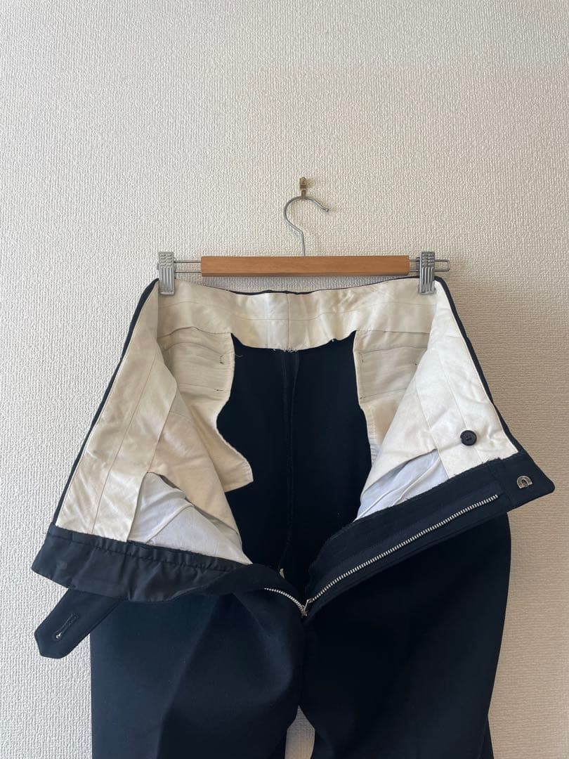 90s vintage レトロスーツ ダブル BLACK6B 菅田将暉　純毛質