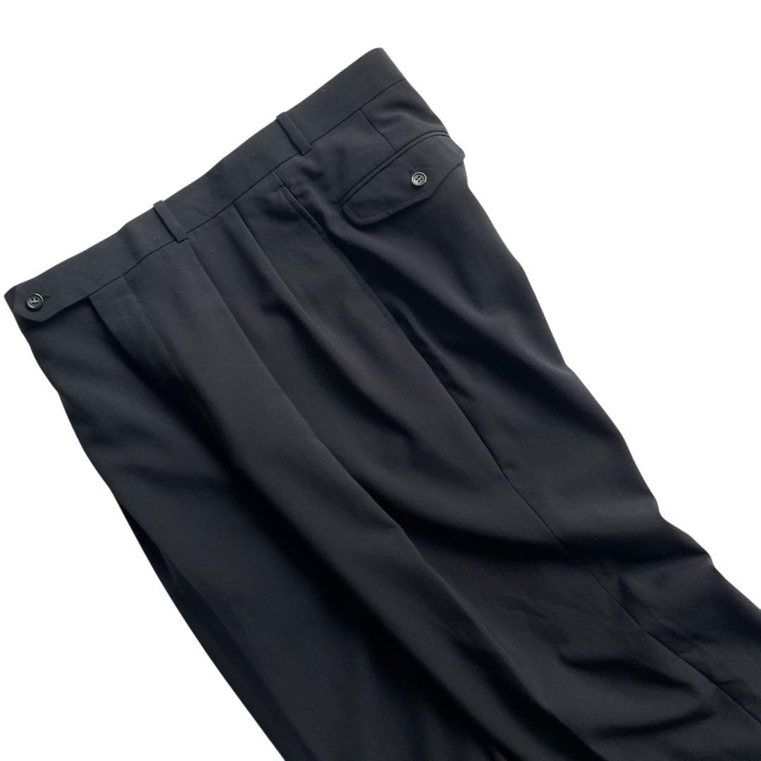 ビンテージスラックス 2タック ウールパンツ ワイドパンツ 90s USA 古着