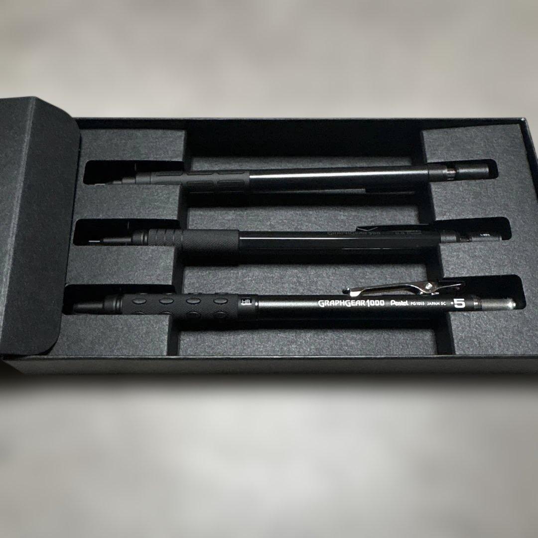 新品未使用品ぺんてるシャーペン 製図用 3本セット 60周年 限定 0.5mm