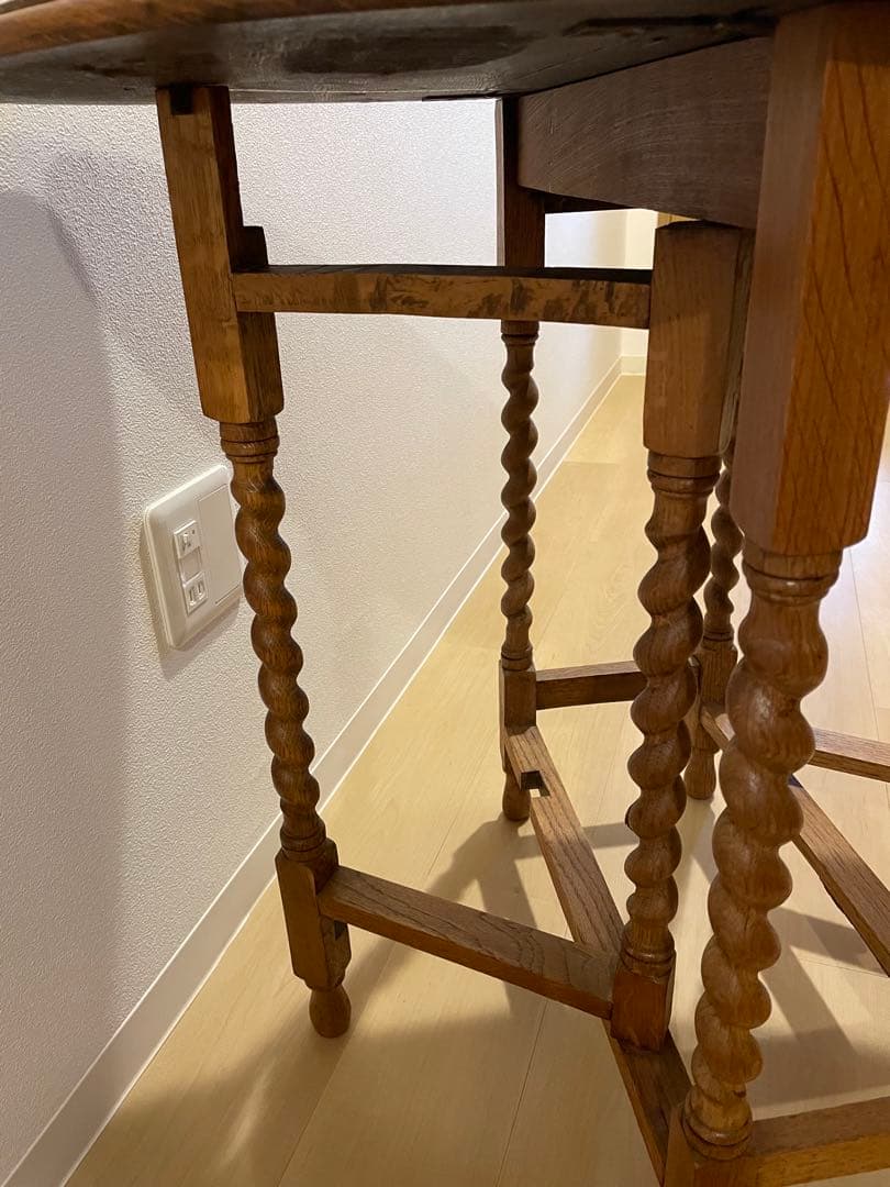 英国アンティークゲートレッグテーブル イギリスゲートレッグテーブル