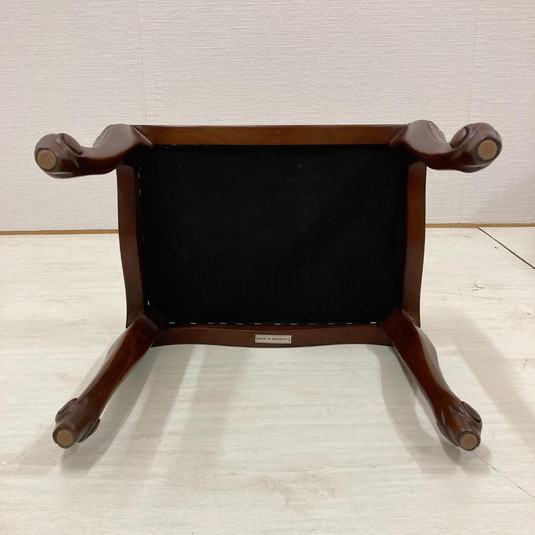 クラシック　猫脚　スツール　オットマン　椅子　ベンチ　A