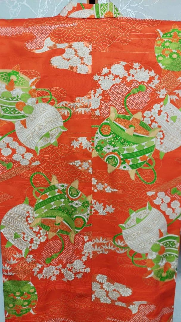 NA154アンティーク子供着物めちゃくちゃ綺麗着丈112センチ裄丈57センチ