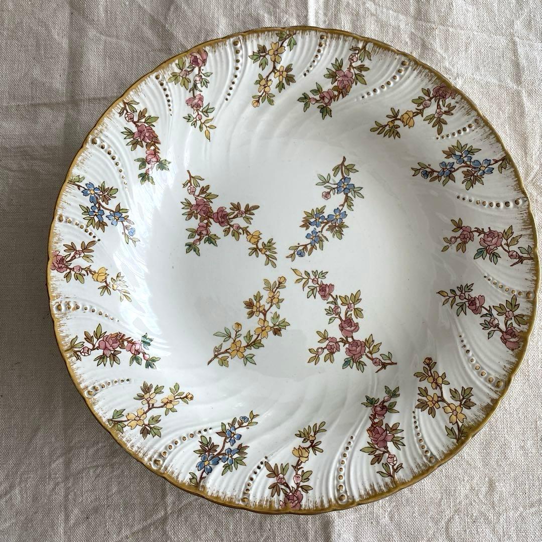 Sarreguemines　ルイ15世　深皿プレート　フランスアンティーク【C】