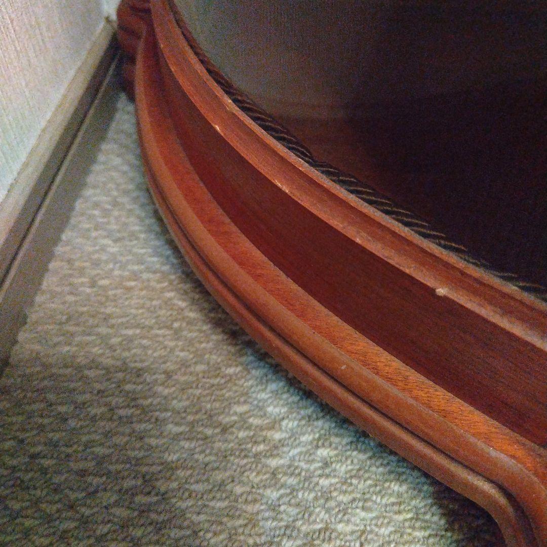 木製キャビネット、サイドボード　 鍵付き 2段棚　送料込み