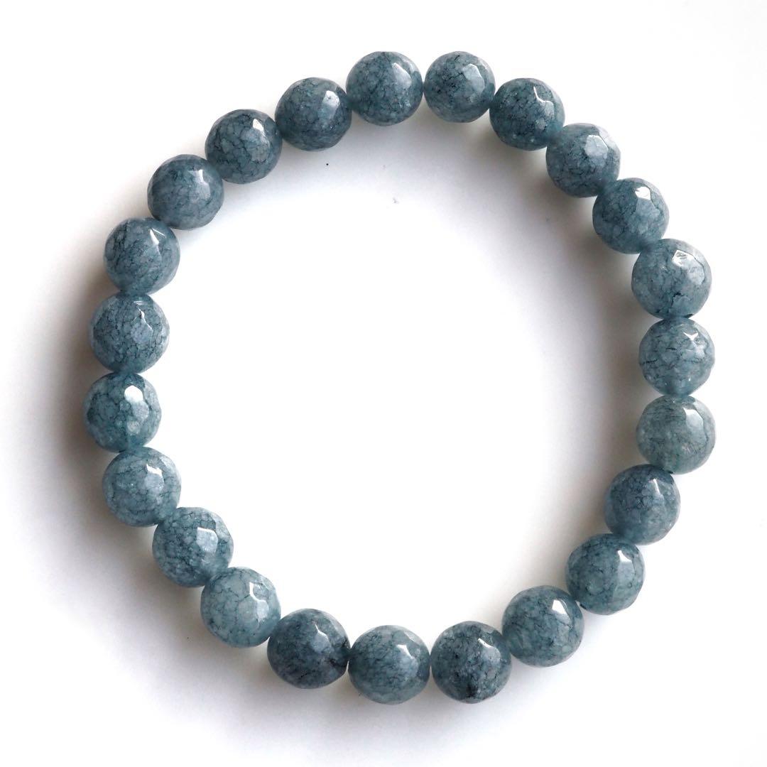 【Ruby】ソルベトーンクォーツのゴムブレスレット