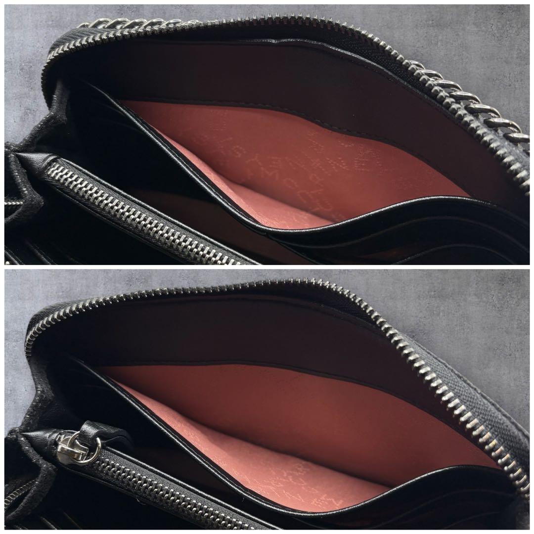 【極美品】ステラマッカートニー ファラベラ 長財布 ラウンドファスナー