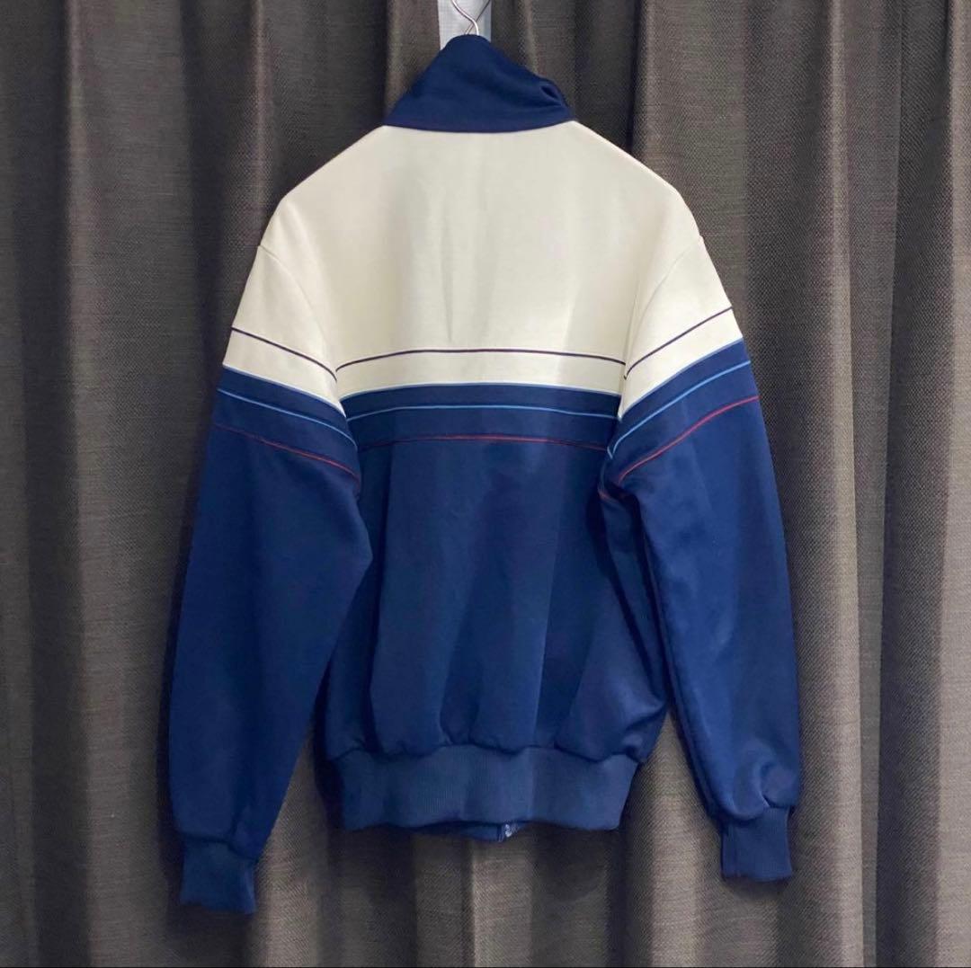 adidas 80's アディダス　トラックジャケット　トレフォイルロゴ刺繍