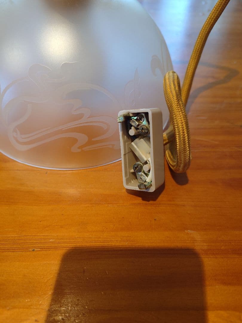 大塚家具　イタリアVianne製 ガラスシェード シャンデリア　2005年製