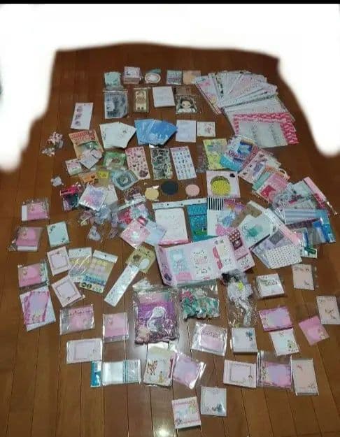 紙もの メモ紙 デザイン紙 ステッカー OPPテープ等 多種類 まとめ売りセット