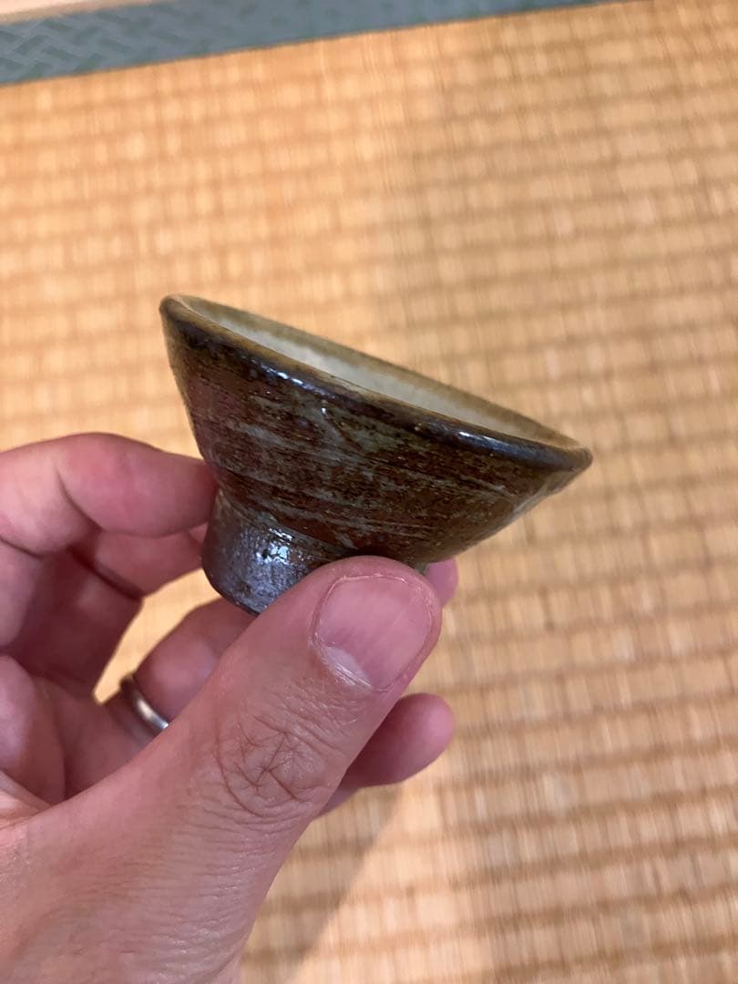 金城次郎　魚紋杯　壺屋時代作品　民藝