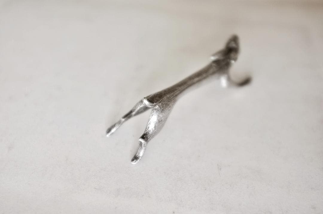 sold フランス 駆け抜ける永遠のウサギとカトラリーレスト アンティーク