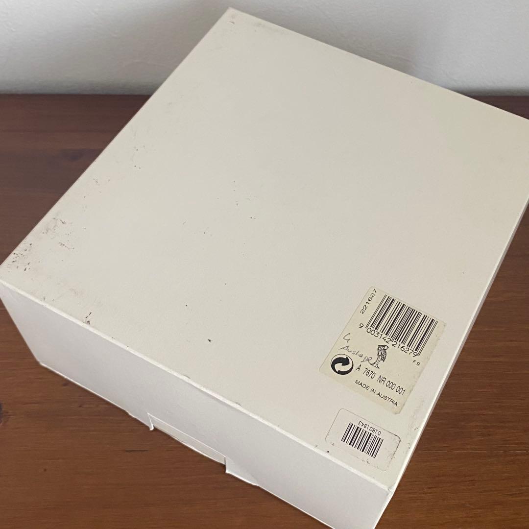 【訳あり】SWAROVSKI スワロフスキー クリスタル サギ 置物