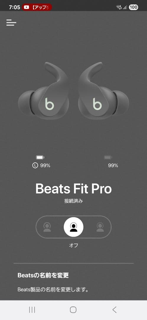 k*3様 【動作確認済】Beats Fit Pro セージ 本体＋充電ケース 美