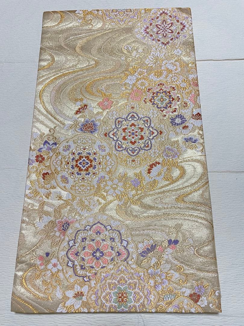 訪問着フルセット　辻ヶ花　絞り　金彩　道長取り　正絹　ガード加工済み