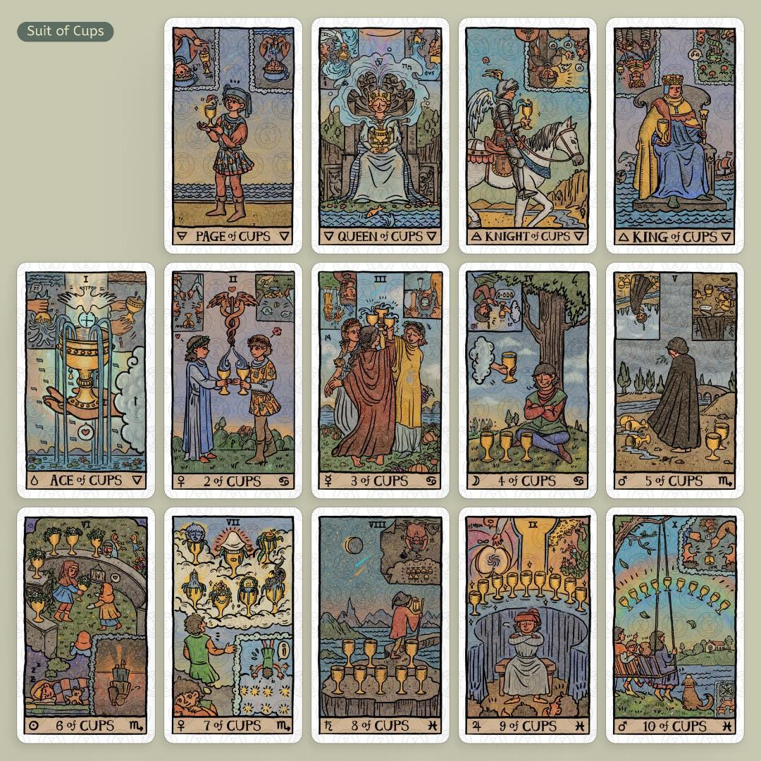 【正規品タロットカード】神秘的✨アカシックレコード×シンボルの多次元的なカード