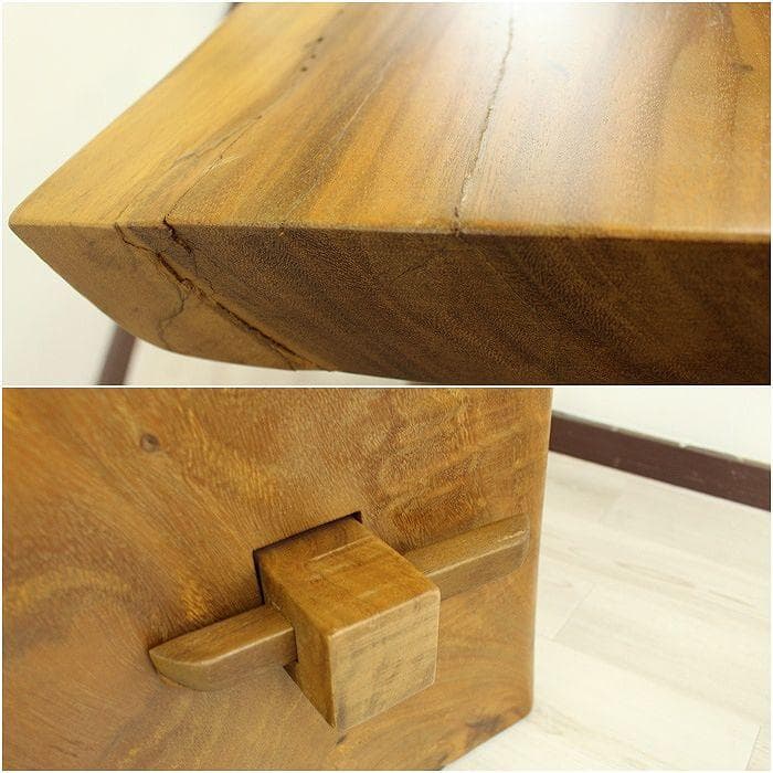 訳あり アウトレット コンソールテーブル 洗面台 モンキーポッド 無垢 電話台