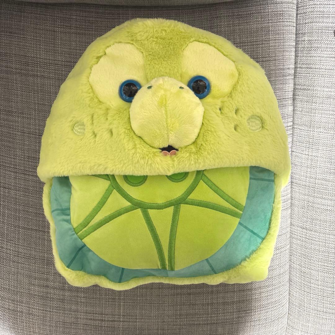 新品　上海ディズニー　オルメル　ふわふわ　ブランケット　ポンチョ　3way