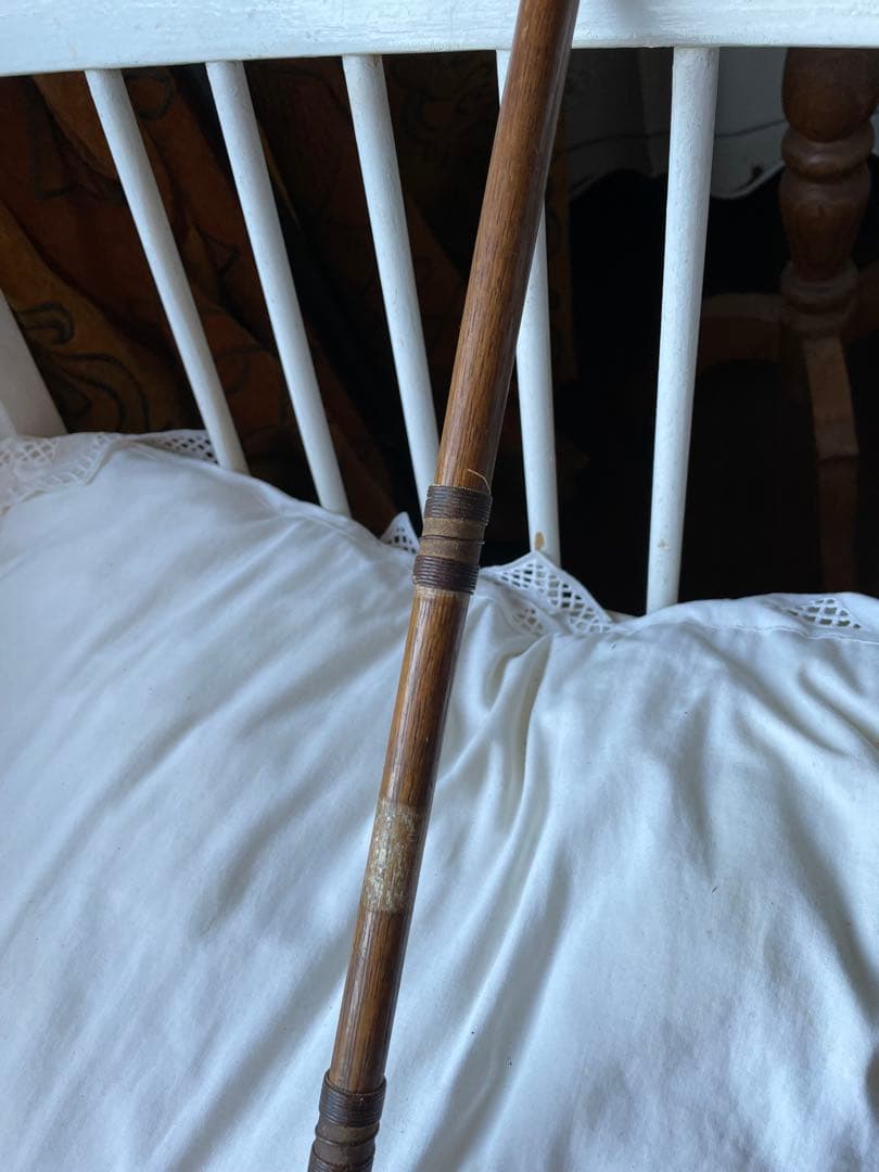 アンティーク　木製　ゴルフ　クラブ　ヒッコリー　アイアン　C　100年　アメリカ