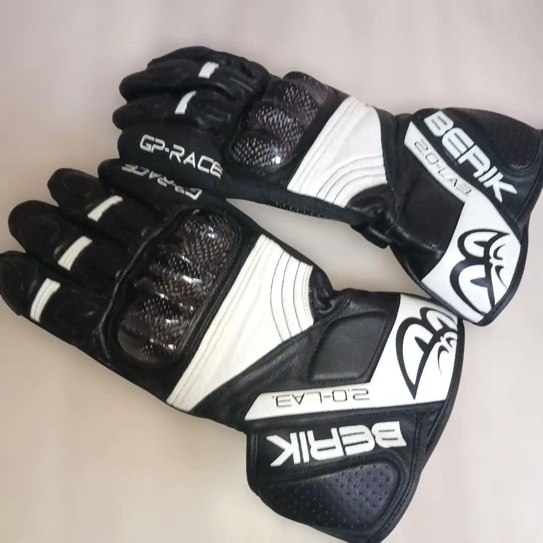 ​【MFJ公認・3点セット】BERIK レーシングスーツ上下・ブーツ・グローブ