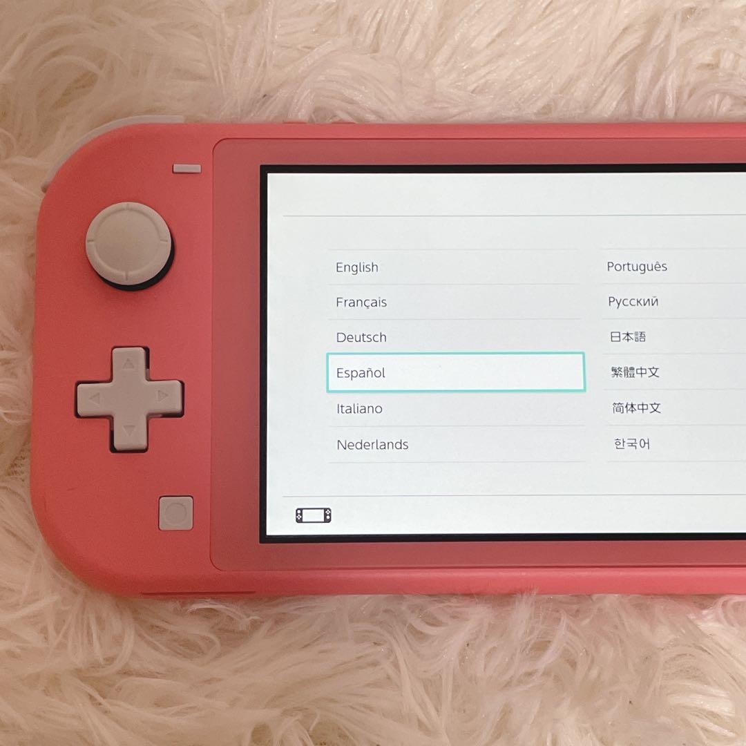 Nintendo Switch Lite 本体 箱付き コーラルピンク