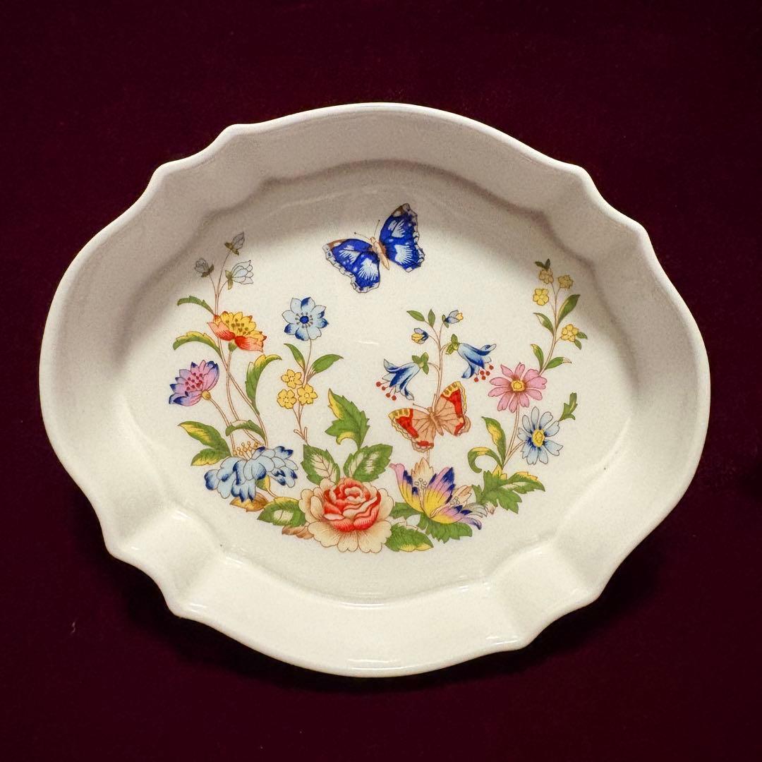 エインズレイ コテージガーデン 一輪挿し フラワーベース 皿　プレート　小物入れ