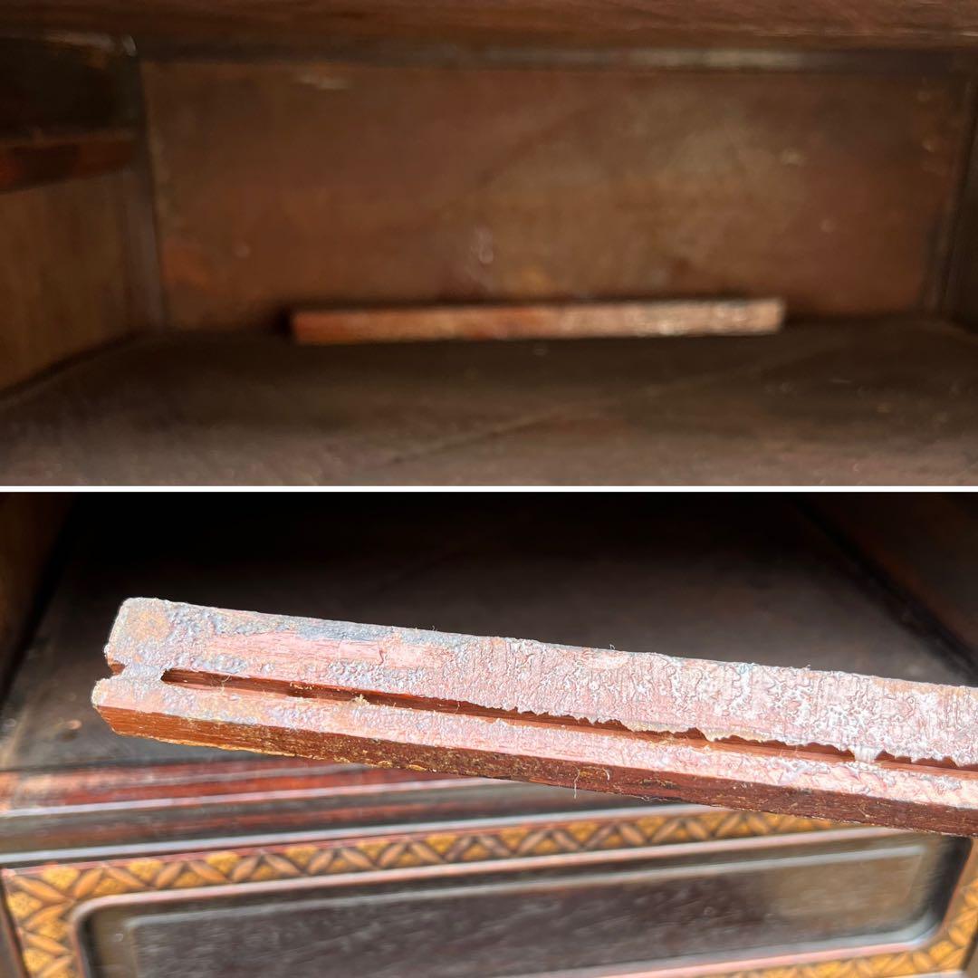 螺鈿 茶棚 茶箪笥 飾り棚 中国 インテリア 年代物 当時物 アンティーク