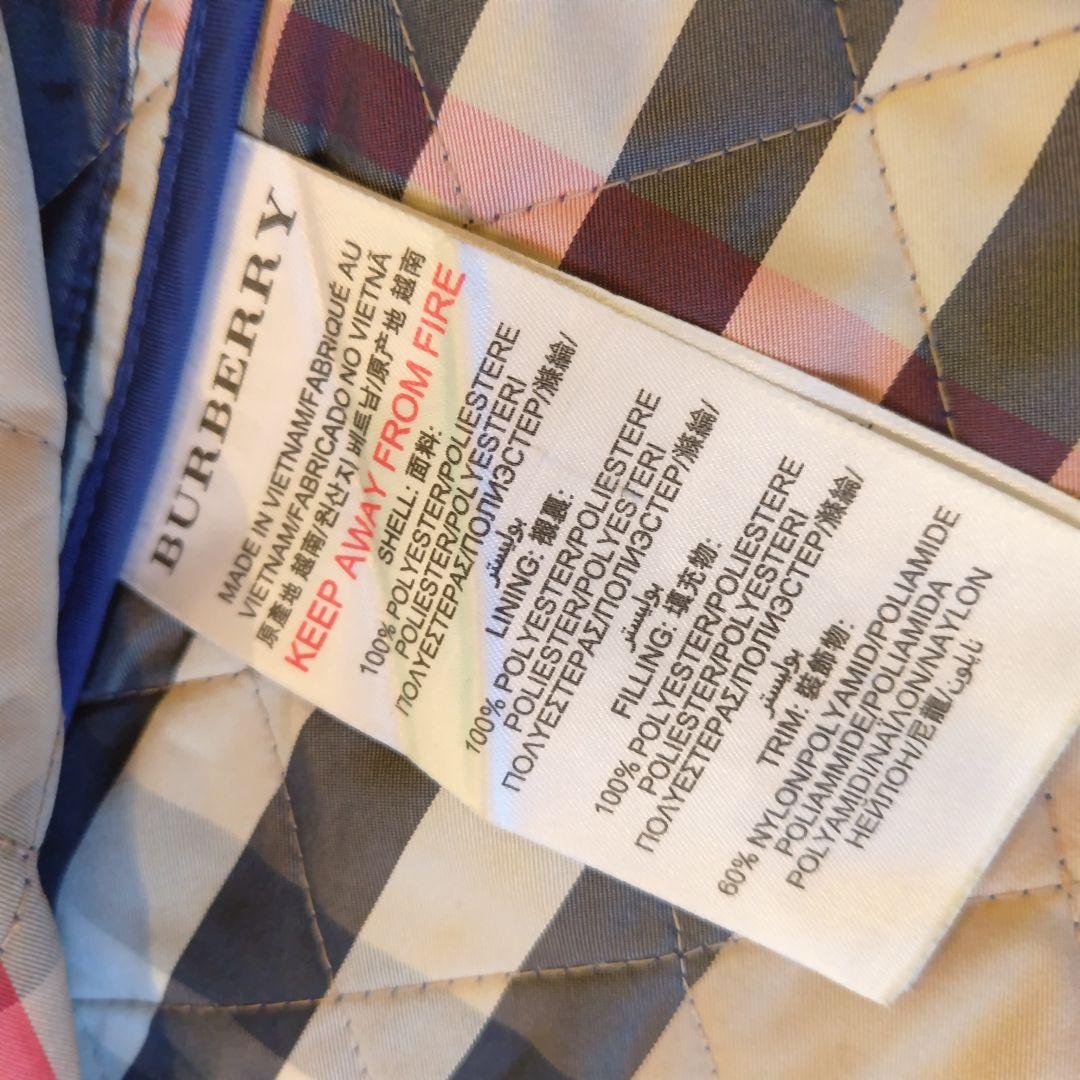 BURBERRYCHILDREN 12y キルティングジャケット　 メガチェック