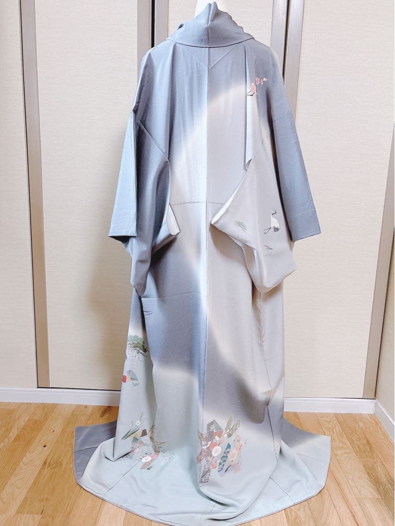 美品　田村哲彦　訪問着　フルセット　裄68 本加賀友禅 卒業式　入学式　M S