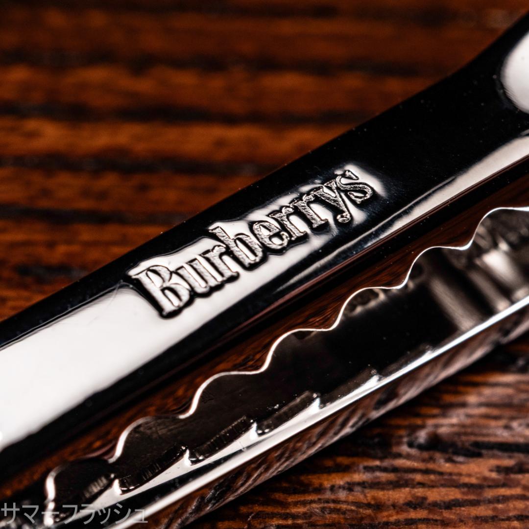 至高のネクタイピン Burberryバーバリー silver925×k14