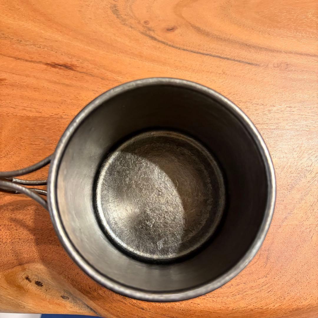 ブラック チタン マグカップ　350ml BLACKISHGEAR