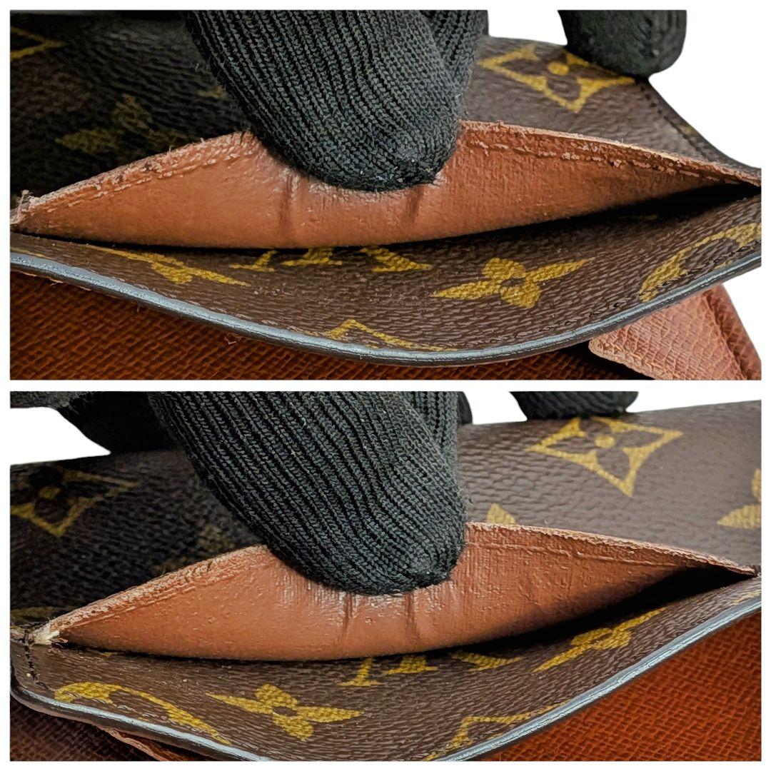 【外観美品】ルイヴィトン モノグラム ポシェット ポルトモネ クレディ 長財布